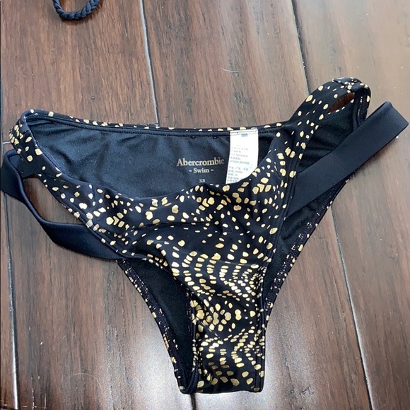 Abercrombie Swim black and gold bikini set - Picture 3 of 6